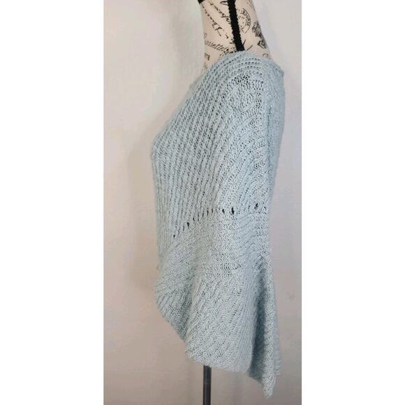 Anthropologie Crewneck Batwing Knit Sweater Size Large Fisherman OB1734156 - Picture 6 of 12